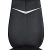 Zyllion Shiatsu Pillow Massager (ZMA-13-BK) & Chair Massage Pad (ZMA-33-BK) with Heat for Back & Neck - Image 3