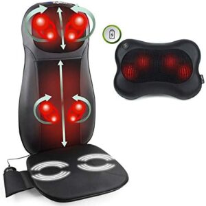 Zyllion Massage Cushion & Rechargeable Massager