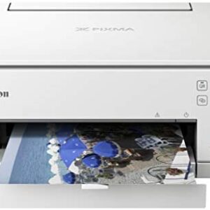 Canon TS6320 All-In-One Wireless Color Printer with Copier, Scanner and Mobile Printing, White, Works with Alexa