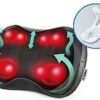 Zyllion Back Neck Shiatsu Massager - Kneading Massage Pillow with Heat for Shoulders, Lower Back, Feet, and Legs (ZMA-25) - Image 4