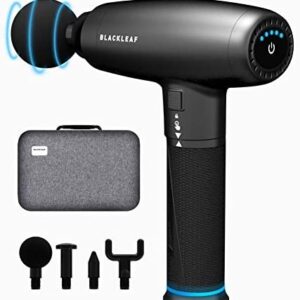 Massage Gun, Deep Tissue Percussion Muscle Massage Gun for Therapy and Relaxation, Powerful Quiet Cordless Handheld Muscle Massager Gun for Athletes Relieving Pain, Soreness and Stiffness(Black)