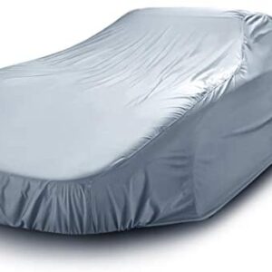iCarCover 18-Layers All Weather Waterproof for Automobiles Snow Rain Dust Hail Protection Full Exterior Indoor Outdoor Coupe Sedan Hatchback Auto Vehicle Durable Custom Car Cover – Cars Up to 195″