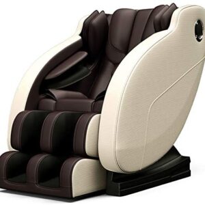 Intelligent Full Body Massage Chair Armchair Relaxation Chair – Automatic Massage System – Zero Gravity – Heating – Elderly-Office-Multifunctional Luxury Sofa Massager,Brown