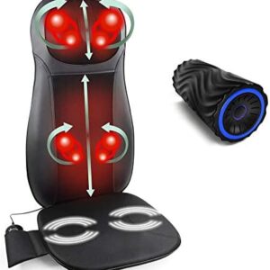 Zyllion Massage Cushion & Vibrating Foam Roller (Blue)