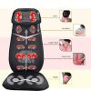 Zyllion Shiatsu Pillow Massager (ZMA-13-BK) & Chair Massage Pad (ZMA-33-BK) with Heat for Back & Neck - Image 9