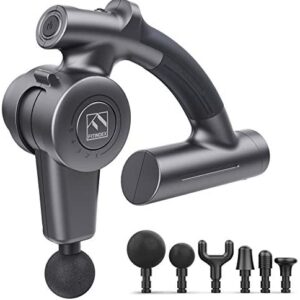 FITINDEX Massage Gun, Deep Tissue Massage Gun Percussion Massager Muscle Massager Gun for Athletes, Handheld Electric Percussive Massage Gun for Pain Relief Soreness