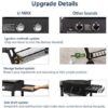 U-MAX 4-Burner Portable Propane Gas Grill 2 in 1 with steel gas griddle flat top & 741sq. Inch BBQ Grill Plate Pan, CSA Approved Outdoor Folding Barbecue Cooking Station for Home, Camping, Party - Image 2