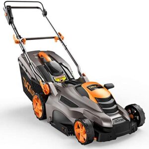 TACKLIFE Lawn Mower, 16’’ & 13 Amp Electric Lawn Mower, 5 Adjustable Heights (0.78’’- 2.76’’), Fast Assembly & Compact Storage