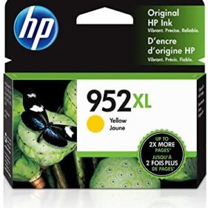 HP 952XL | Ink Cartridge | Yellow | Works with HP OfficeJet Pro 7700 Series, 8200 Series, 8700 Series | L0S67AN