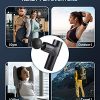 Massage Gun Deep Tissue, Portable Handheld Muscle Electric Mini Massager with 4 Head Attachments 4 Speed Cordless Percussion Massager Pain Relief Lightweight Body for Athletes Workout Gym Office - Image 7