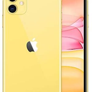 Apple iPhone 11, 64GB, Yellow – Fully Unlocked (Renewed)