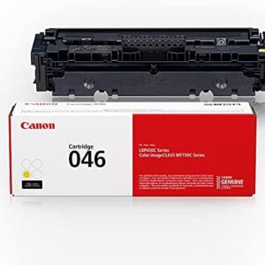 Canon Genuine Toner, Cartridge 046 Yellow (1247C001), 1 Pack, for Canon Color imageCLASS MF735Cdw, MF733Cdw, MF731Cdw, LBP654Cdw Laser Printers