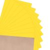 JANDJPACKAGING Heat Transfer Vinyl HTV for T-Shirts 12"x10" 10 Pack Iron on Vinyl (Sun Yellow)