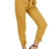 GRACE KARIN Womens Casual High Waist Pencil Pants with Bow-Knot Pockets for Work - Image 2