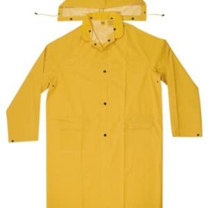 CLC Custom Leathercraft Rain Wear R105M .35 MM PVC Trench Coat, Medium,Yellow