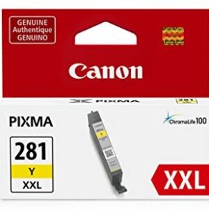 Canon CLI-281 XXL Yellow Ink Tank Compatible to TR8520, TR7520, TS9120 Series,TS8120 Series, TS6120 Series, TS9521C, TS9520, TS8220 Series, TS6220 Series
