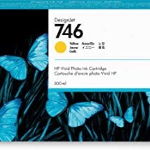 HP 746 Yellow 300-ml Genuine Ink Cartridge (P2V79A) for DesignJet Z6 & Z9+ Large Format Printers