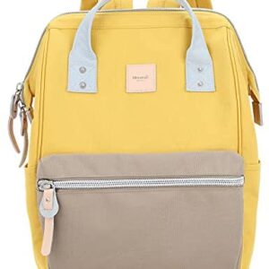 Himawari Laptop Backpack Travel Backpack With USB Charging Port Large Diaper Bag Doctor Bag School Backpack for Women&Men (1881-Yellow/khaki, Regular)