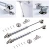 [2 Pack] Gas Spring, 150N/33lb/15KG, Gas Strut, Gas Shocks, Soft Close Hinges, Toy Box Hinges, Lift Supports, Lid Support, Kitchen Cabinet Hinges。(150n)...
