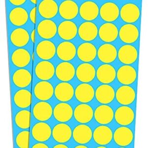 2000 Pack, 3/4″ Round Dot Stickers Circle Labels – Yellow