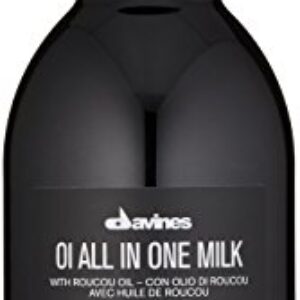Davines OI All in One Milk | Hair Milk Spray | Powerful Hair Detangler + Heat Protection | Smoothes Frizzy Hair | 4.56 Fl Oz