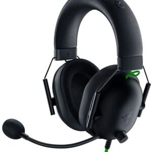 Razer BlackShark V2 X Gaming Headset: 7.1 Surround Sound – 50mm Drivers – Memory Foam Cushion – for PC, PS4, PS5, Switch, Xbox One, Xbox Series X|S, Mobile – 3.5mm Audio Jack – Black