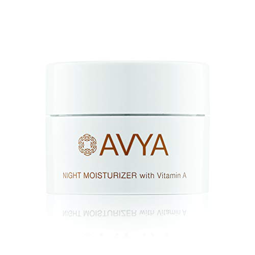 AVYA Night Moisturizer (0.34oz) – Advanced Ayurvedic Skincare/Retinol Cream with Antioxidants/Reduces Fine Lines and Wrinkles