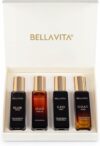 BellaVita Luxury Perfume for Men Gift Set (4 x 20ml) | Gifts for Men | Fragrance Includes KLUB, OUD, CEO, GOAT Perfumes | Masculine, Woody, Citrusy, and Aromatic perfumes Fragrance for men