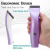 Hornet Purple 5-in-1 Cordless Stylish Dog Clippers for Powerful Grooming - Image 3