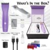 Hornet Purple 5-in-1 Cordless Stylish Dog Clippers for Powerful Grooming - Image 5