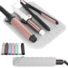 Larger Size Silicone Heat Resistant Mat for Curling Irons, Flat Irons, Hair Straightener and Other Hair Styling Tools, Portable Hot Tools Pad Cover for Travel Vanity Salon(12.0″ x 9.0″)