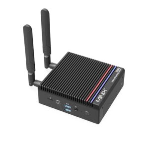 MINIX Fanless Windows 11 Pro Mini PC, Intel 12th Gen N300, NEO Z300-0dB 16GB DDR4, 512GB M.2 PCIe Gen3 x 4 SSD Micro Desktop Computer, 4K Dual Display/2.5G LAN, for Business Home Office Multi-Tasking