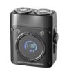 Mini Electric Shaver,Kongeeker Portable Cordless Rechargeable Travel Shaverfor Men, Black