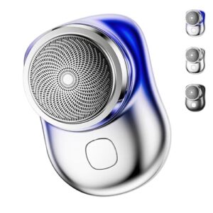 Mini-Shave Portable Electric Shaver,mini shavers for Men,Travel-Friendly mini Shaver (Gradient Blue)