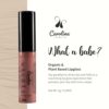Plant-Based Non-Sticky Lip Gloss (What A Babe) - Hydrating & Nourishing with Sunflower Seed Oil, Cacao & Grape Seed Oil - Gluten-Free, Vegan, Non-GMO, Paraben-Free - 5g/0.18oz - Image 3