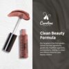 Plant-Based Non-Sticky Lip Gloss (What A Babe) - Hydrating & Nourishing with Sunflower Seed Oil, Cacao & Grape Seed Oil - Gluten-Free, Vegan, Non-GMO, Paraben-Free - 5g/0.18oz - Image 6