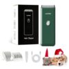Professional Household Waterproof Low Noise Pet Hair Clippers Electric USB Rechargeable Painless Grooming Tools Hair Grooming Trimmer for Small Medium Dog Cat AP005 Green