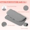 Quccefods Heat Resistant Mat Large Silicone Hot Hair Tools Holder for Curling Irons Flat Iron Hair Straightener Mat Portable Vanity Pad Accessories/Organizer - Image 5