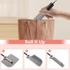Quccefods Heat Resistant Mat Large Silicone Hot Hair Tools Holder for Curling Irons Flat Iron Hair Straightener Mat Portable Vanity Pad Accessories/Organizer - Image 7
