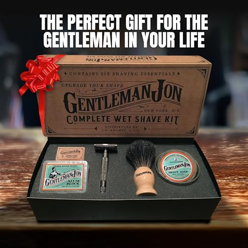 Safety Razor Shaving Kit | Vintage Wet Shave Grooming Set for Men - Includes: Safety Razor, Hair Shaving Brush, Alum Block, Shave Soap, Bowl & Double Edge Razor Blades - Image 8