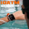 Smart Watch - 2 inch Rugged Smart Watch for Android Phones, 100M Waterproof, Bluetooth Call, 100+ Sports Modes, Ultra Long Battery Life - Image 6