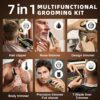 Ufree Beard Trimmer for Men, Electric Razor Shavers, Cordless Hair Clippers, Shaving Kit for Mustache, Body, Nose, Ear and Face,7 in 1 Beard Grooming Kit, Birthday Gifts for Men Father Dad - Image 4