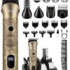 Ufree Beard Trimmer for Men, Electric Razor Shavers, Cordless Hair Clippers, Shaving Kit for Mustache, Body, Nose, Ear and Face,7 in 1 Beard Grooming Kit, Birthday Gifts for Men Father Dad