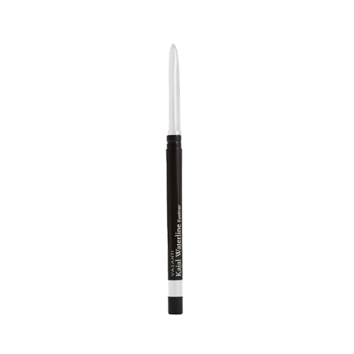 VASANTI Kajal Waterline Eyeliner Pencil – Long-lasting, Waterproof, Smudge-proof, Safe for Sensitive Eyes, Waterline Eye Liner – Opthalmologist Approved and Tested (White Clarifier)