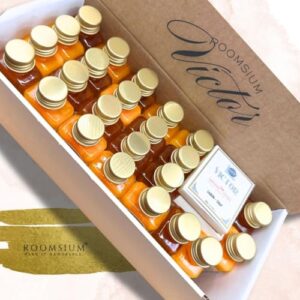 Victor 30-Piece Toiletries Set – Travel-Size Shampoo, Conditioner, Shower Gel, Body Lotion & Soap – Goji Berry & Calendula – Paraben-Free, For Guests & Gifting