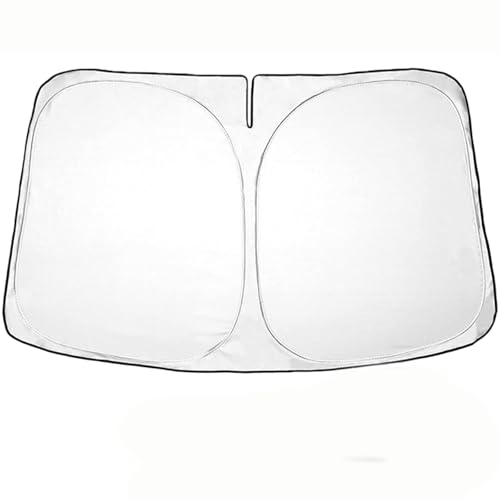 2026 Windshield Sun Shade for Tesla Model Y & Model 3 Lightweight Easy Foldable Car Windshield Sunshade – Sunlight and Dashboard Protection Accessories