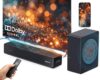 2.1 ch Soundbar with subwoofer, Dolby Digital 100W Sound Bars TV Speaker Home Theater Audio Surround Sound System, HDMI eARC/Bluetooth/DSP/Remote Control External Speakers for Smart TVs