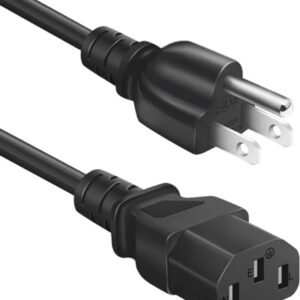 3 Prong Power Cord for Instant Pot Electric Pressure Cooker, Power Quick Pot Smart Rice Cooker, Soy Milk Maker and More Kitchen Appliance Replacement – 3 Feet