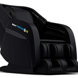 6 v4 Recliner 3D Massage Chair | Zero Gravity with Heating | Deep Tissue Shiatsu Full Body Massager | Yoga Stretch | Pain Relief | Full Foot Massager | Perfect Luxury Gift (Black)