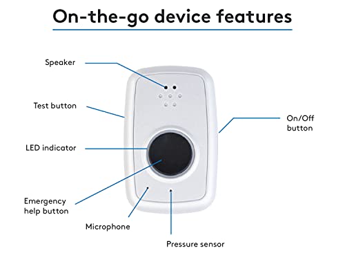 ADT - On-The-Go Mobile Medical Alert System for Seniors - GPS Capabilities, Included Waterproof Wearable Panic Button, 24/7 U.S. Based Monitoring (Fall Detection Pendant) - Image 4